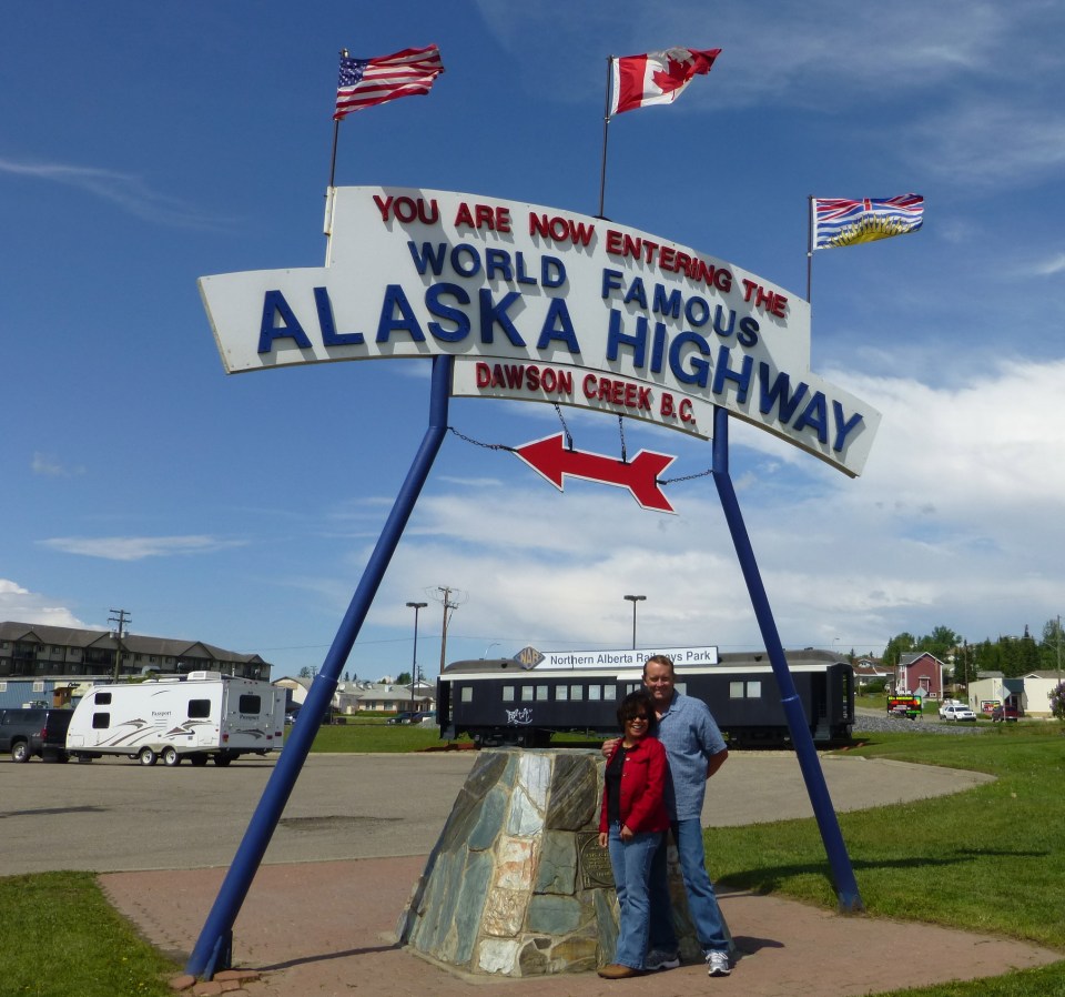 Mile 0 Alaska highway