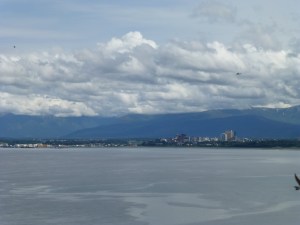 View of Anchorage from Earthquake park