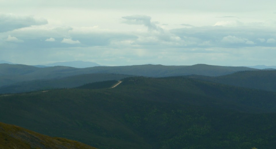 Top of the world highway, Yukon Canada