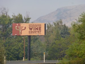 Thank you sign Yakima Valley