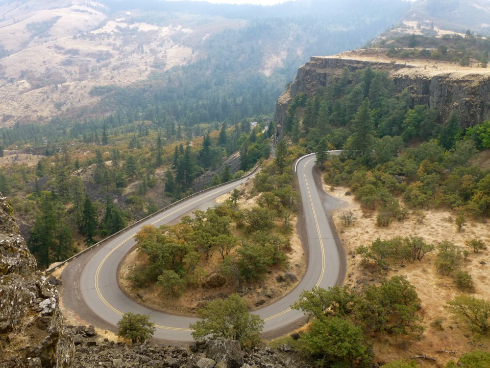 Rowena Loops, Columbia River Gorge