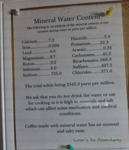 Mineral Water Content
