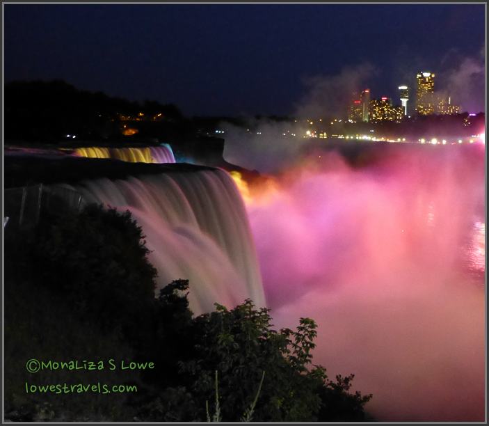 Illuminated American Falls