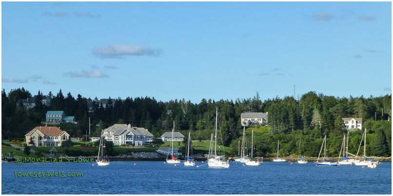 Just one of the many beautiful harbors along the eastern shore.