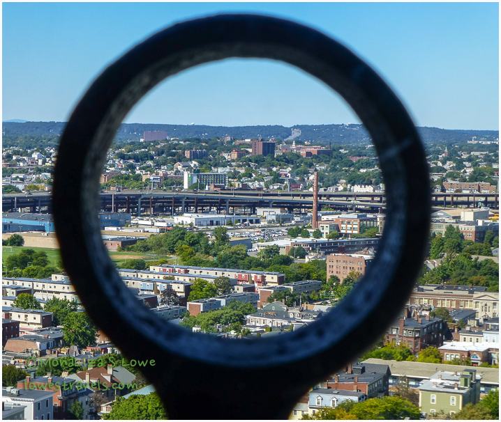 View from Bunker Hill Monument Obelisk