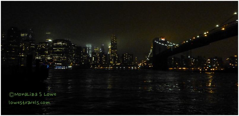Manhattan skyline at night