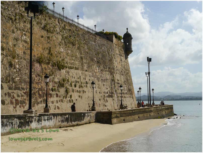 High wall, Old San Juan