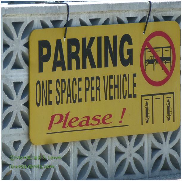 Parking notice