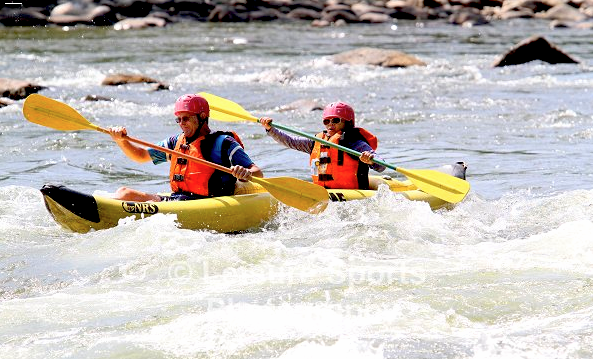 Whitewater rafting