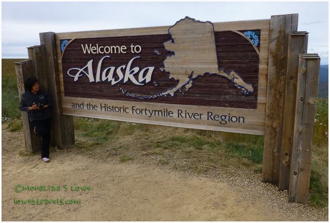 Welcome sign, Alaska