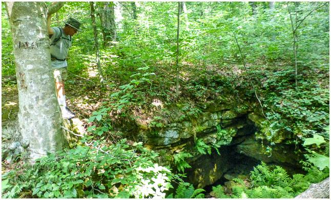 Sinkhole at Mammoth Park