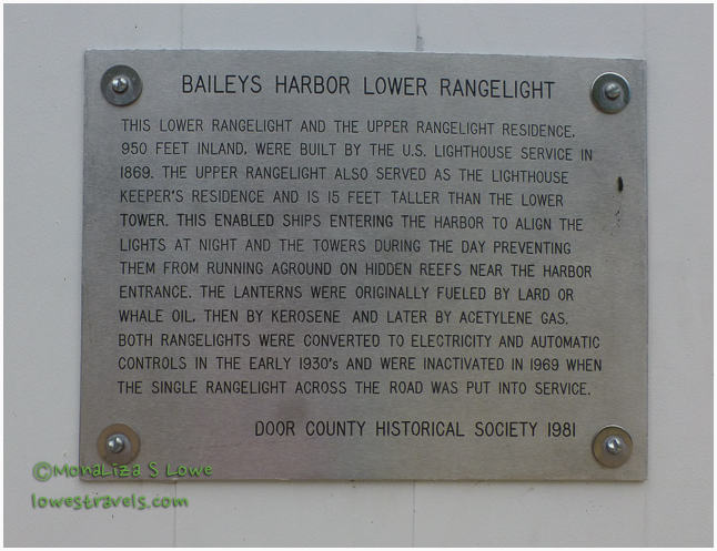 Baileys Harbor Range Light