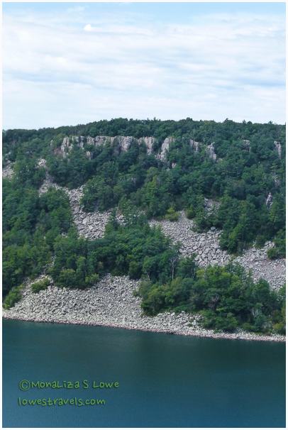 East Bluff loose rocks