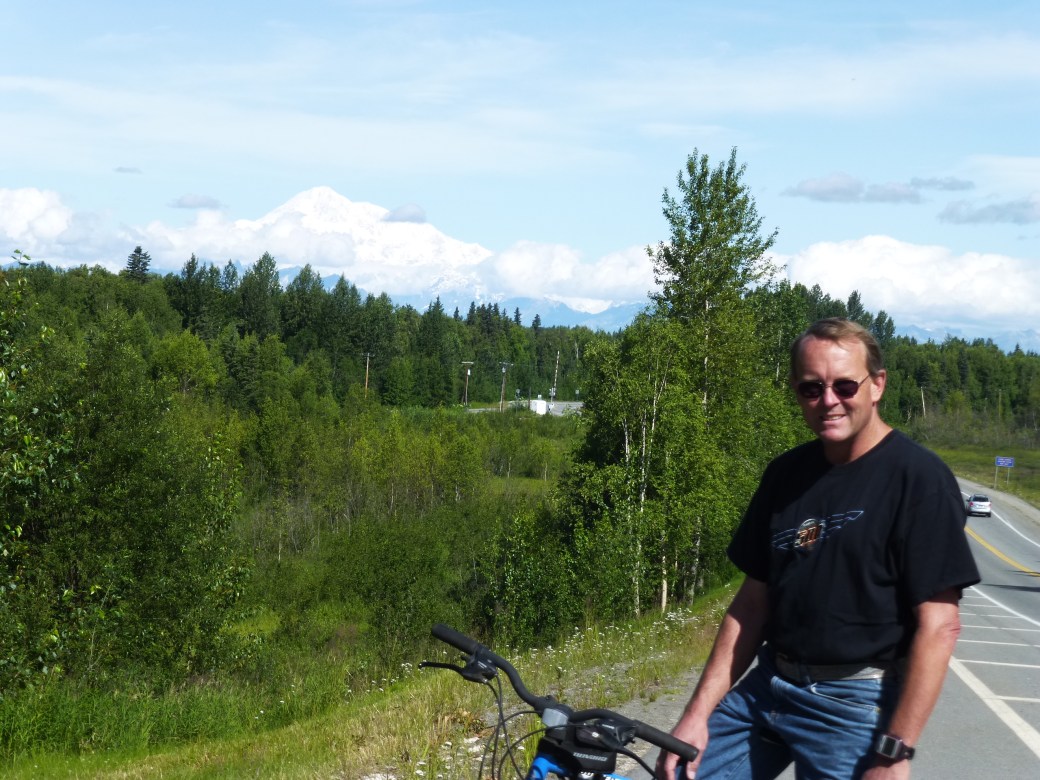 Pose with Mckinley in the background