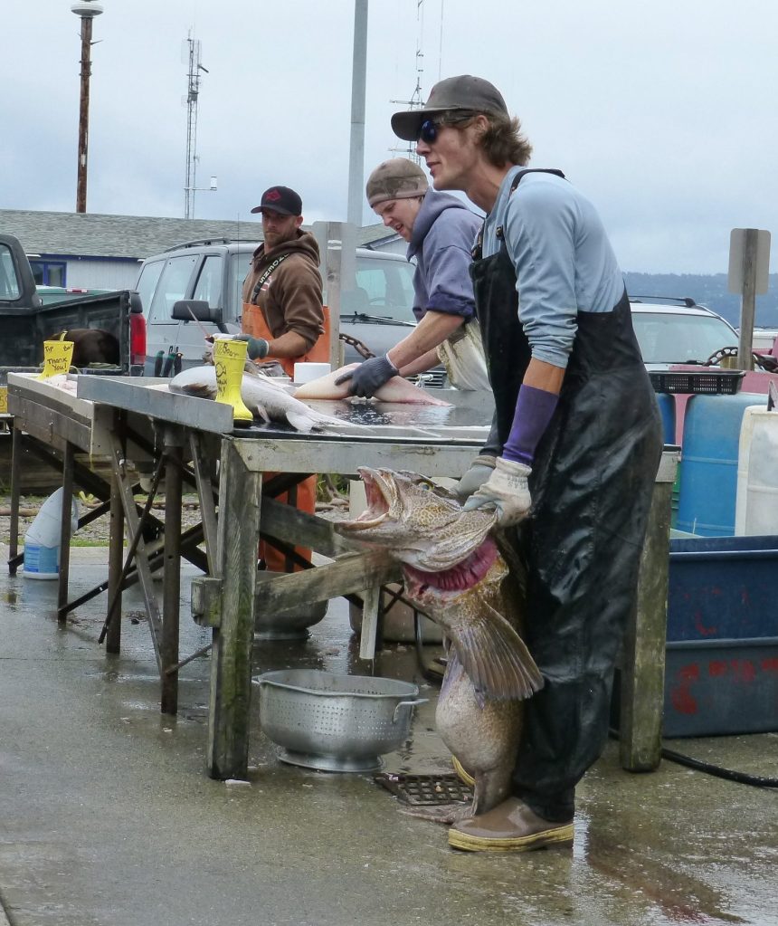 Fishermen play up to the tourist too!