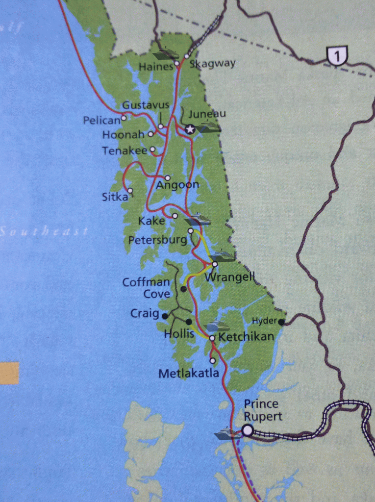 Inside Passage Route Alaska