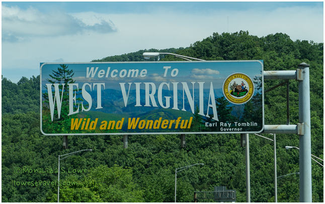West Virginia Welcome sign