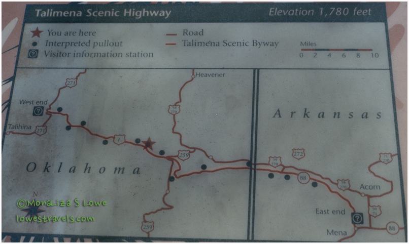 Talimena National Scenic Byway Plaque