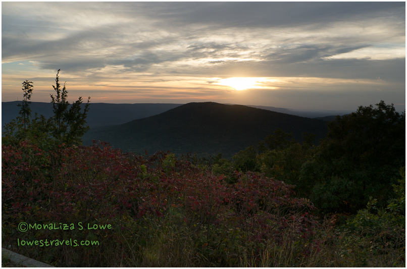 Sunset Vista point , Talimena National Scenic Byway