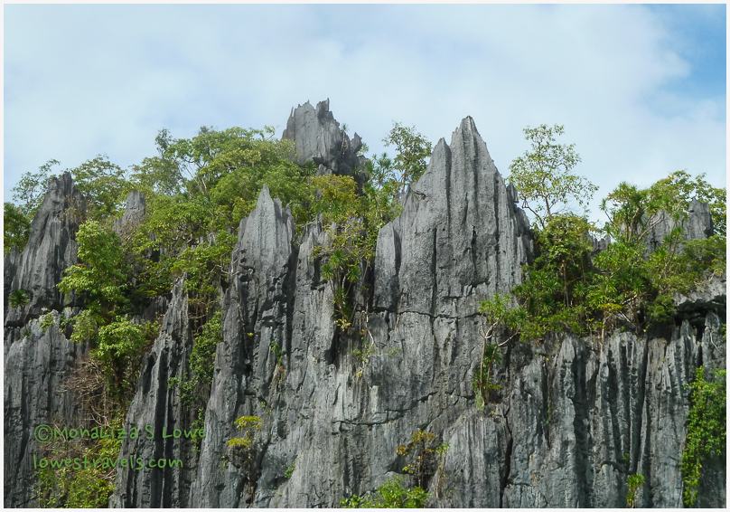 Limestone cliffs