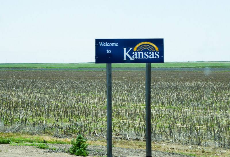 Kansas Welcome sign