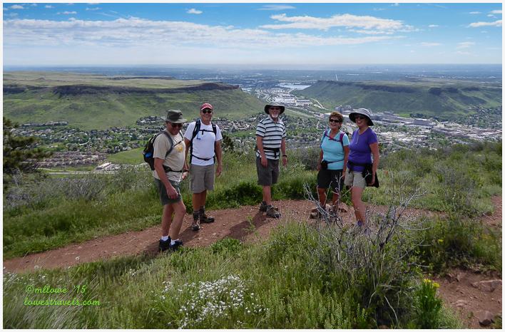 Antidote to jet lag?  Hiking and socializing – Golden, CO