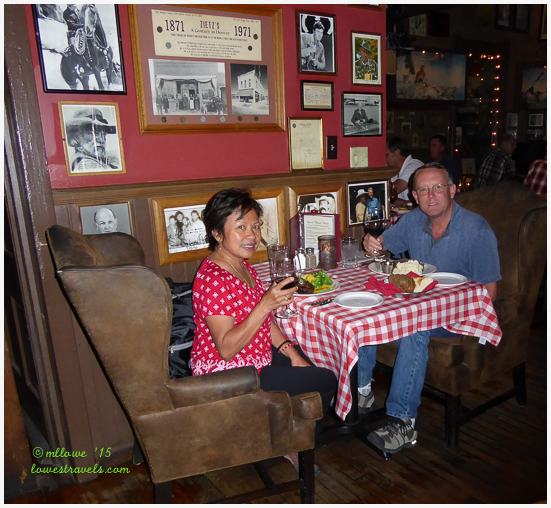 Dinner at Buckhorn Exchange