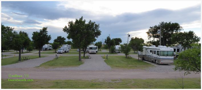 Easy access and generous site separation with trees made this place a winner