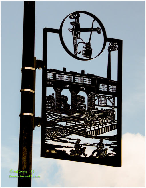 Pole Art banner in Dodge City