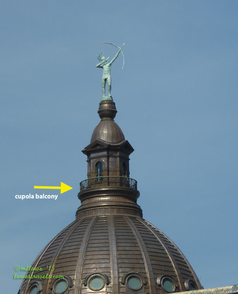 Cupola balcony, Kansas State Capitol