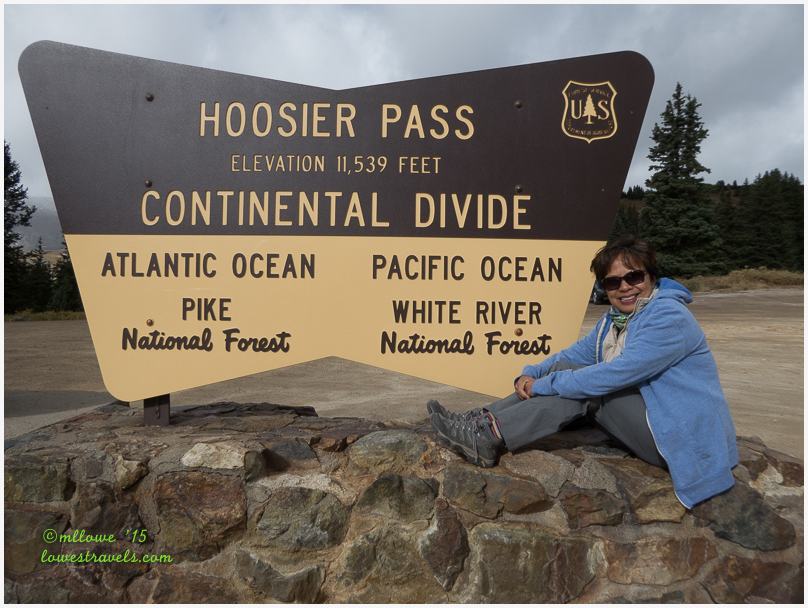 Continental Divide at Hoosier Pass 
