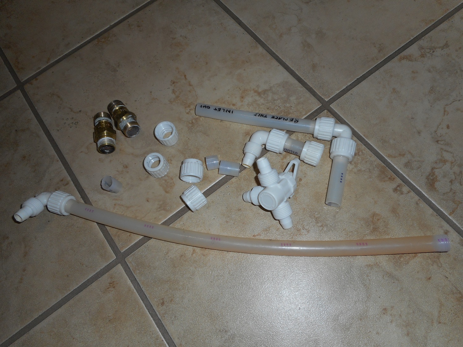 Water heater valve/plumbing replacement