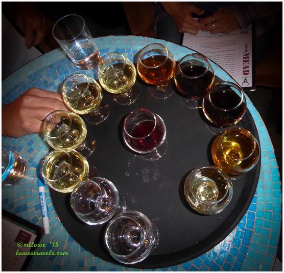 A flight of mead
