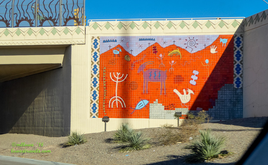 Miracle Mile Exit Mural Westbound