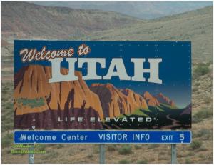 Utah Welcome Sign