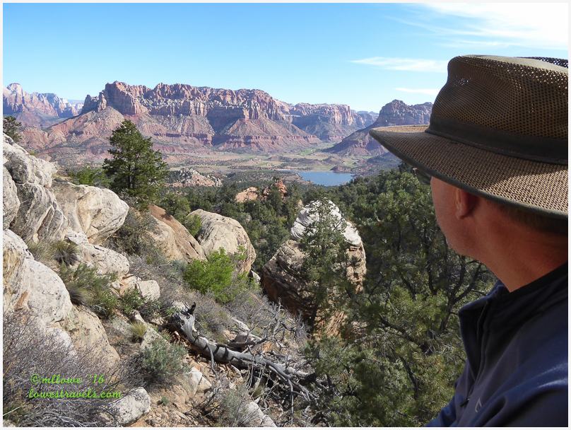 South Creek Reservoir and the mouth of Parunuweap Canyon