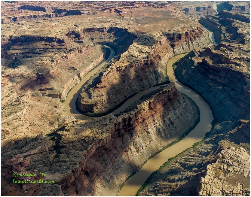 Bird’s-eye view of arches and canyons – Moab, UT