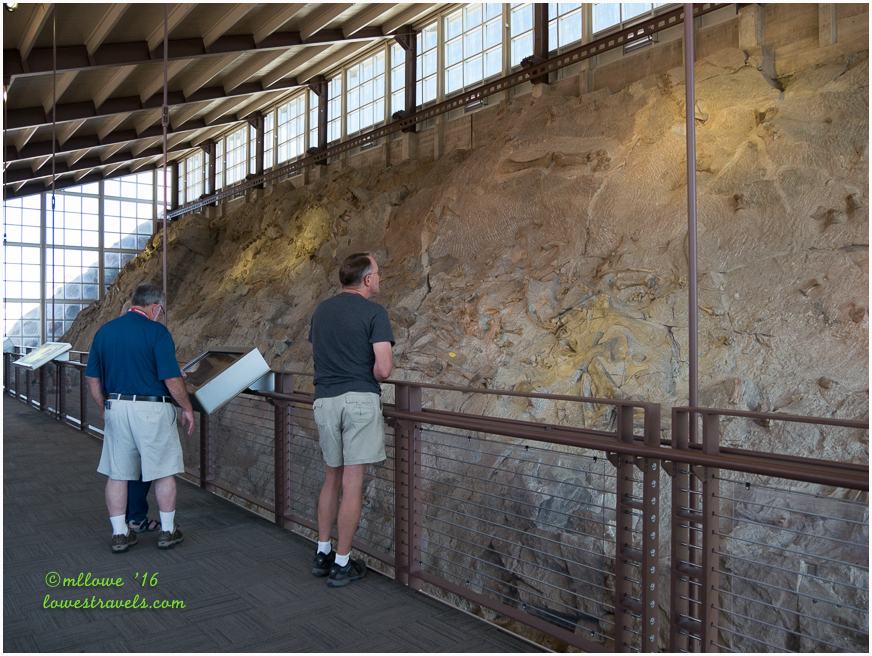 Fossil Quarry Exhibit at Dinosaur National Monument