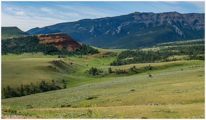 Red chug water formations