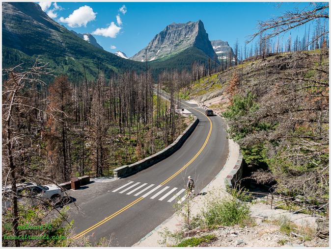 Going to the Sun Road at Sun Rift Gorge