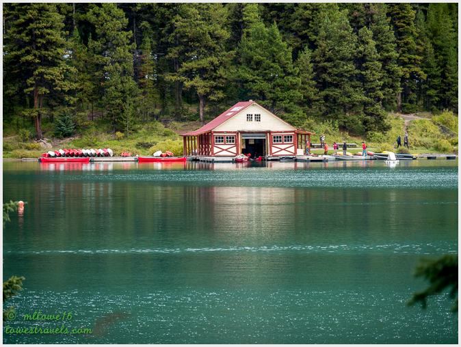 Curly Philips Boathouse, Maligne Lake