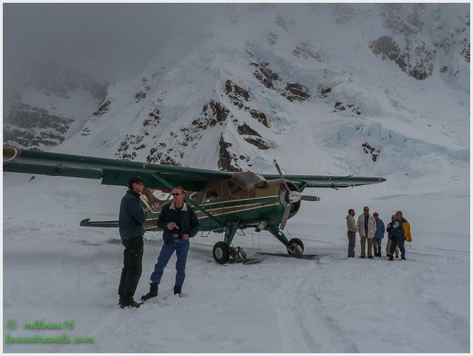 Glacier landing
