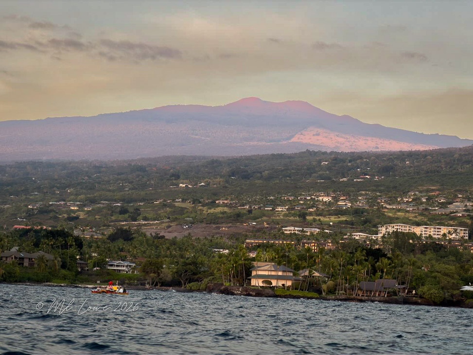 Hualalai overlooking Kailua Kona
