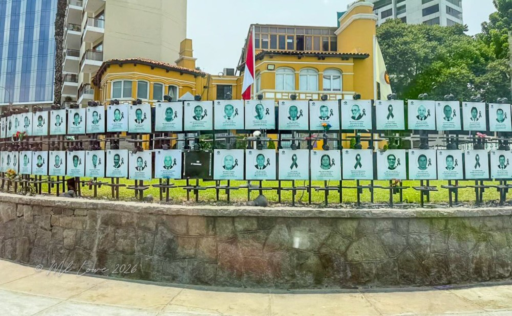 Memorial of 551 Doctors that passed because of Covid in Lima