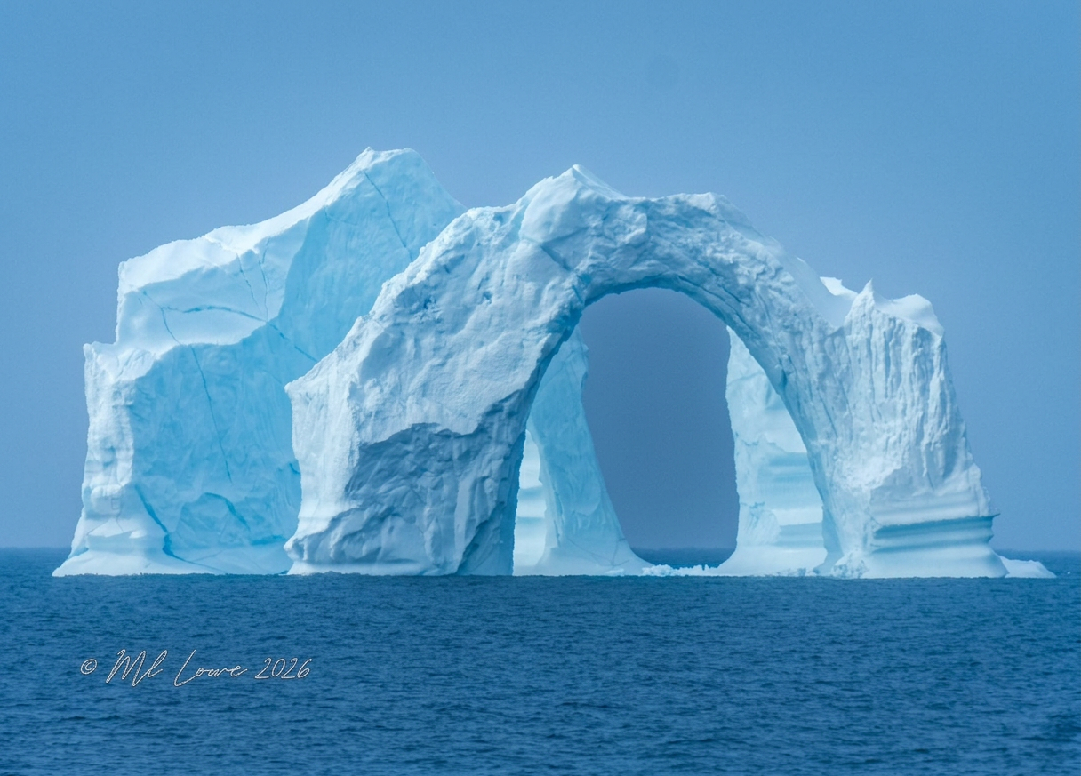Double arch iceberg